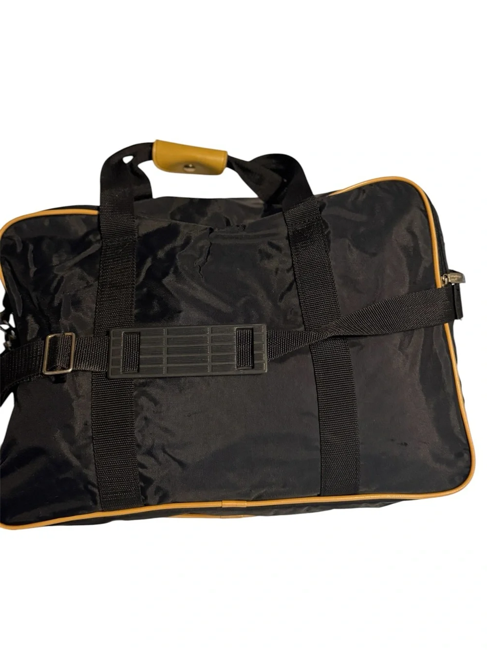 London Fog Black Nylon Travel Shoulder Bag Luggage
